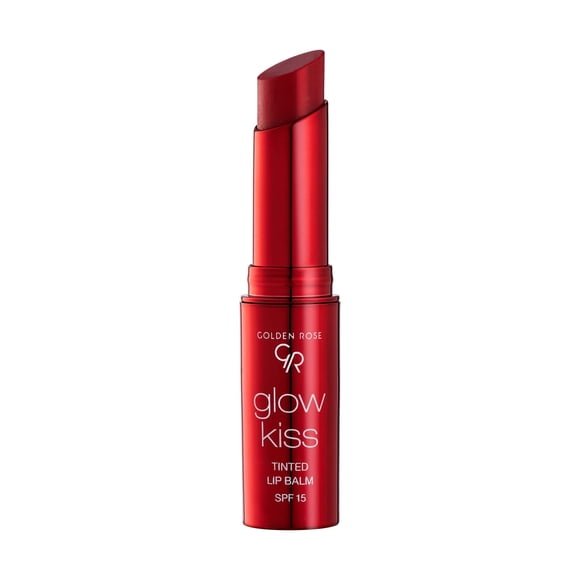 Bálsamo labial con color Golden Rose Glow Kiss con SPF15 Vegan Cherry