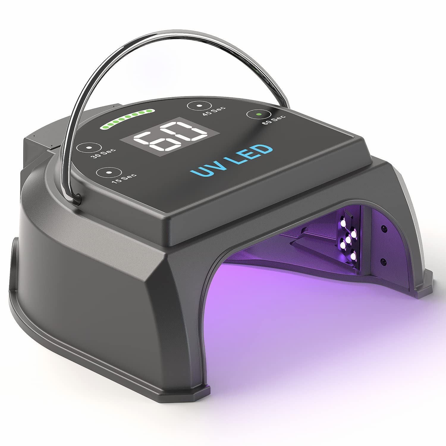 Lámpara Led Uv Para Uñas Gelpal, 80 W, Profesional, Inalámbrica, Negra