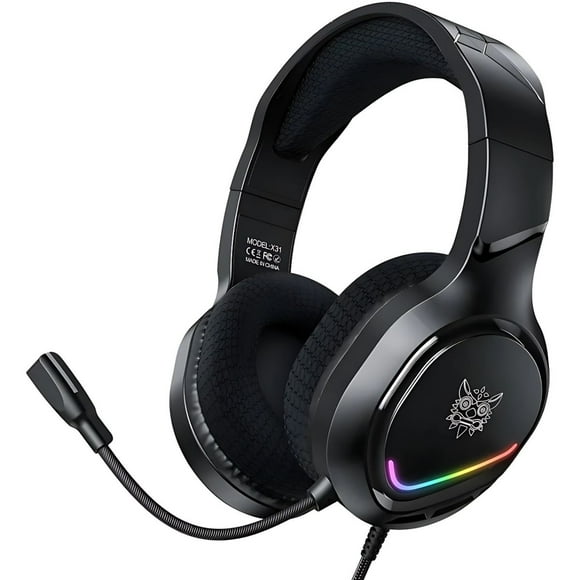 Audífonos De Cable Con Micrófono Gamer Profesional Luz Led