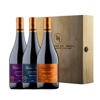Espaldares Del Maipo - Caja De Madera X3 Vinos Tierra Bella Gran Reserva Premium