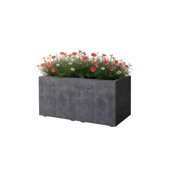 JARDINERA DEROMA 60X25cm GRAFITO