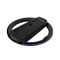 Genérico - Soporte De Refrigeración Vertical Con Led Rgb Compatible Con Playstation 5 Slim/Pro - Base Estable Antideslizante Para Accesorios De Consola Ps5 Slim & Pro-Negro