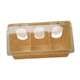 thumbnail image 5 of Comedero Para Pájaros, Caja Colgante, Suministros, Comedero Con Ranuras Para Jaula Para Palomas, Canarios, Jaula Con Tres Agujeros, 5 of 5