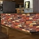 thumbnail image 2 of 1 Roll, French Retro Brick Wallpaper, Fireplace, Living Room, Bar, Diy, Live Background Decoration, Pvc, Instant Sticker Moisture-proof Anti-fouling, Red 5249, 2 of 2