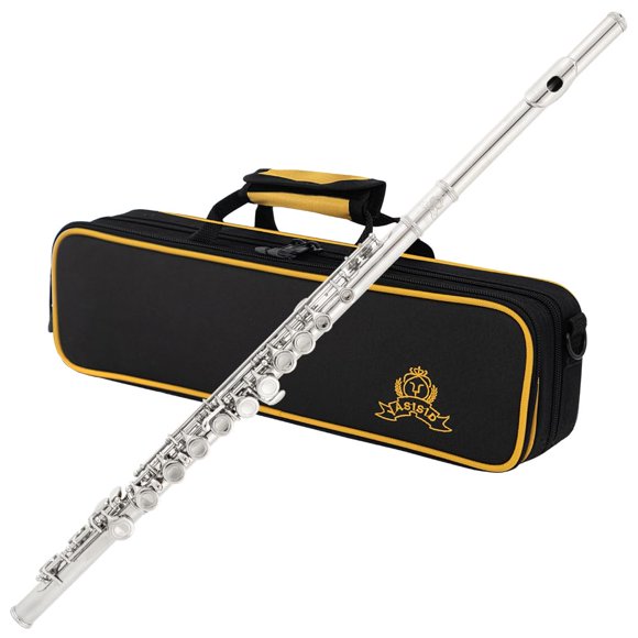 Flute Yasisid C 16 llaves con kit de limpieza, soporte y funda para estudiantes