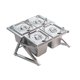 thumbnail image 4 of Servidor De Condimentos Refrigerados Con Cuchara, Bandeja Para Servir Refrigerada Con Hielo, Tienda, Restaurante, 36,5x37cm, 4 of 5