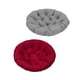 thumbnail image 3 of Cojín Para Asiento De Exterior, 2 Uds., Almohadillas Redondas Impermeables Para Silla, Gris Y Rojo, 3 of 5