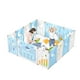 thumbnail image 1 of Corral de Seguridad Bebe Multiformas 14+2 Plegable + Alfombra Celeste, 1 of 7