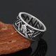 thumbnail image 3 of Anillo de Titanio Vikingo Valknut Brujula Hombre 2021, 3 of 3