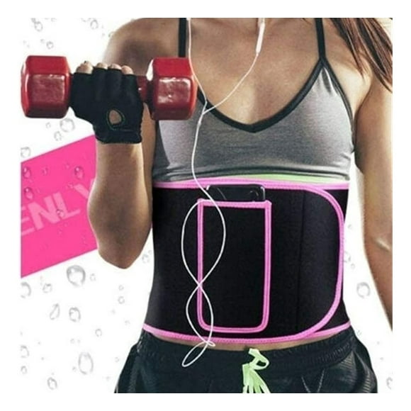 Set 2 Faja Reductora Con Velcro Para Ejercicios Fitnes Lau