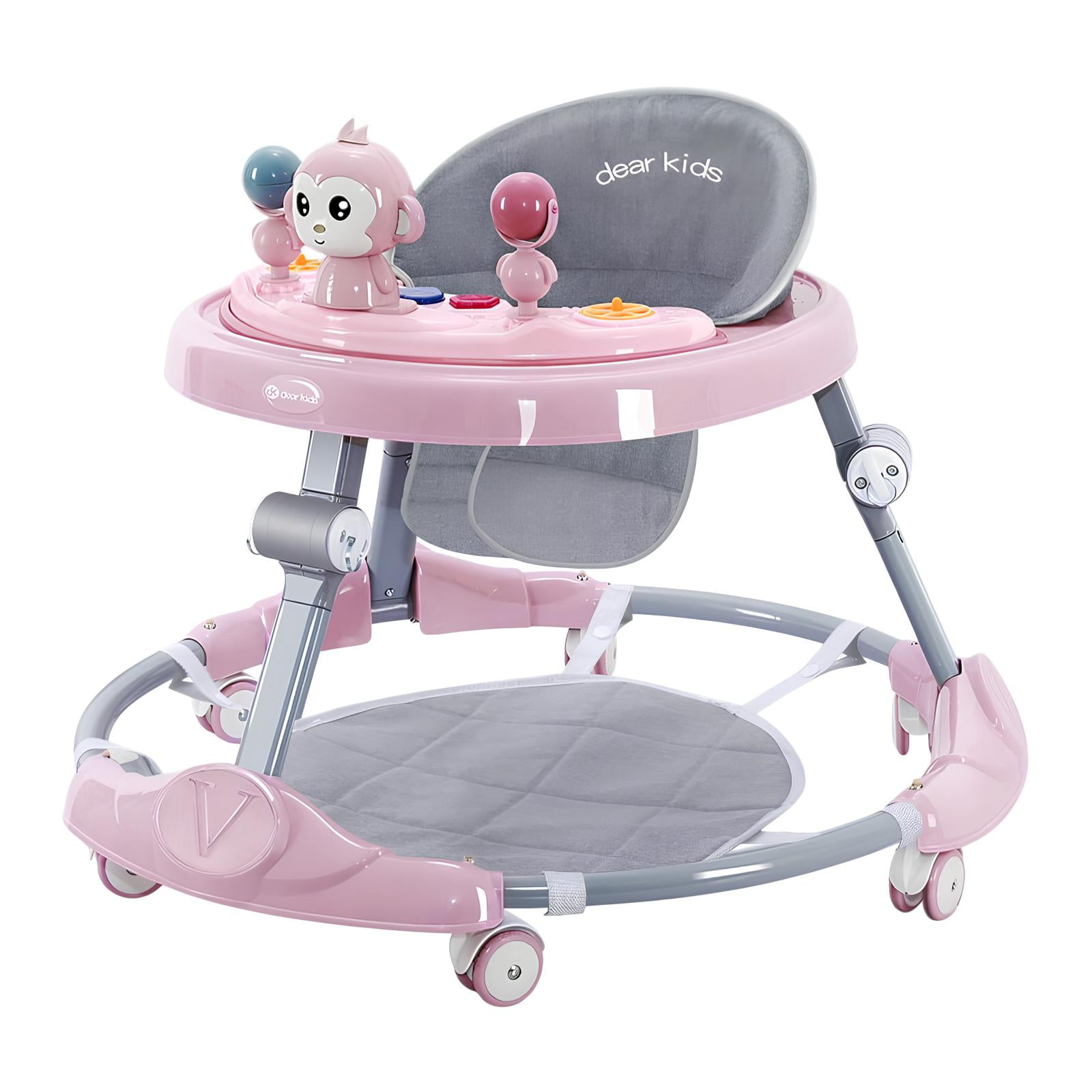 Andador Caminador Plegable Apoya Pies Bora Rosado Lubabycas