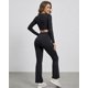 thumbnail image 3 of Set Athleisure Mujer Flare 2 Piezas Calza y Peto Manga Larga - ZL015, 3 of 3