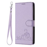 Funda Tipo Cartera Foxdock Para Oppo Reno 10/Reno 10 Pro Con Soporte, Ranuras, Rfid, Diseño De Gato