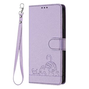 Funda Tipo Cartera Foxdock Para Samsung Galaxy S21 Ultra Con Soporte, Ranuras, Rfid, Diseño De Gato