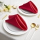 thumbnail image 2 of Paquete de 100 servilletas de tela Counfeisly 50 × 50 cm rojo, 2 of 7