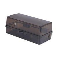 Ioensy - Caja Eléctrica Para Exteriores, Caja Impermeable Grande Para Enchufe De Toma De Corriente, Color Negro