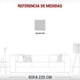 thumbnail image 3 of Cuadro abstracto patrón grande 40x40 cm, 3 of 3