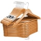 thumbnail image 1 of Perchas de madera Home It Premium, duraderas y antideslizantes, paquete de 20, 1 of 7
