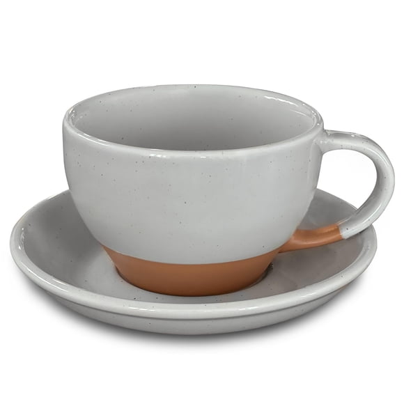 Juego de tazas MORA 300 ml cerámica para arte latte Earl Grey