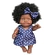 thumbnail image 4 of Muñeca Afroamericana Muñecas Realistas Para Bebés Vinilo Suave Muñeca Hecha A Mano De 10 Pulgadas, 4 of 5