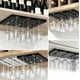thumbnail image 3 of 4pcs Estante Para Copas De Vino,colgador De Copas /bares - Tornillos incluidos, 3 of 5