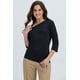 thumbnail image 2 of Polera Mujer Detalle Hombro Negro, 2 of 4