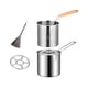 thumbnail image 3 of Cesta Portátil Del Tamiz De Las Pastas De La Salsa De La Olla Para Freír Para Freír El Hogar Que Acampa Con El Cepillo Del Pote, 3 of 5