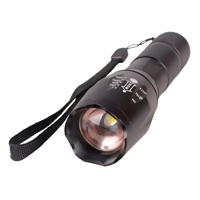 Genérico - Linterna Tactica Recargable Zoom T6 6000 Lm Blanco Negro