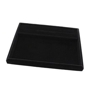 Ioensy - Bandeja De Exhibición De Joyas, Elegante Organizador De Joyas Para Collares, Colgantes Y Pulseras, Color Negro.