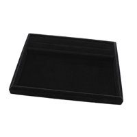 Ioensy - Bandeja De Exhibición De Joyas, Elegante Organizador De Joyas Para Collares, Colgantes Y Pulseras, Color Negro.