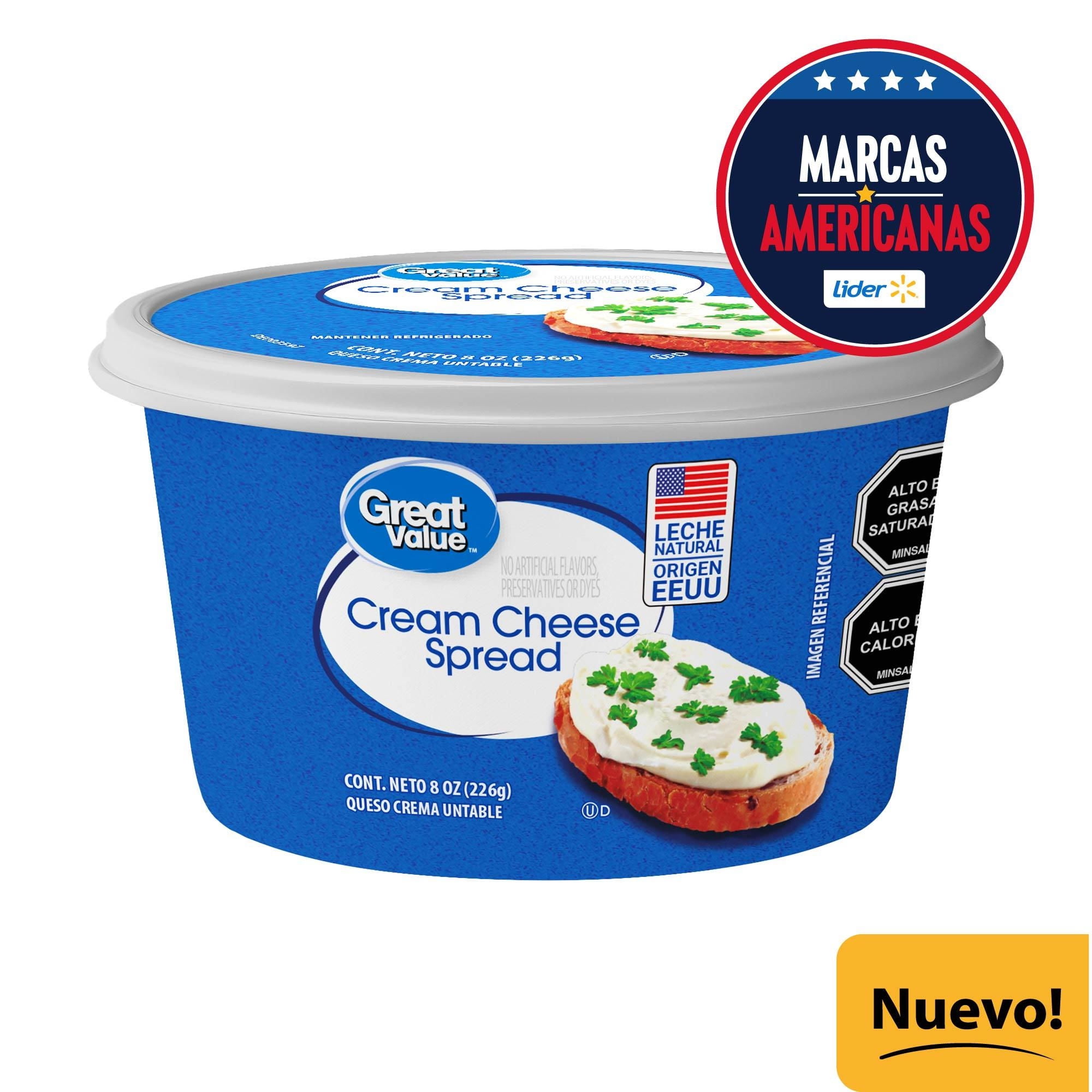 Queso Crema Original Pote 226 g Great Value