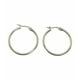 thumbnail image 1 of Argollas Hoop Hipoalergénicas 25mm Plateadas, 1 of 3