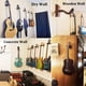 thumbnail image 5 of Soporte de pared para guitarra SNIGJAT, paquete de 2 unidades de madera dura para varias guitarras, 5 of 9