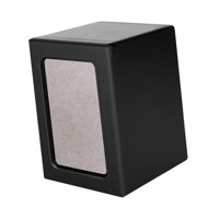 Magideal - Urna De Cremación Para Mascotas, Caja Conmemorativa Con Marco De Fotos, Urnas Conmemorativas Para Cenizas De Perros Y Hámsteres, Recuerdo Conmemorativ M Negro