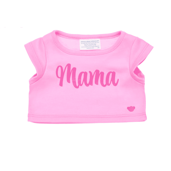 Polera Build A Bear mamás clásica rosada