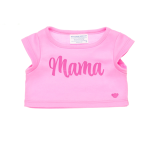 Polera Build A Bear Mamás Clásica Rosada