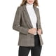 thumbnail image 4 of INSPIRE CHIC Blazers de regreso a clases para mujeres, solapa con muesca, manga larga, un botón, blazer de cuadros marrón M, 4 of 7