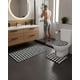 thumbnail image 4 of Juego de alfombras de baño 3 piezas suaves y absorbentes, 4 of 6