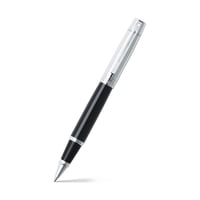 Roller Sheaffer Serie 300 Punta M Tinta Negra Negro / Cromo
