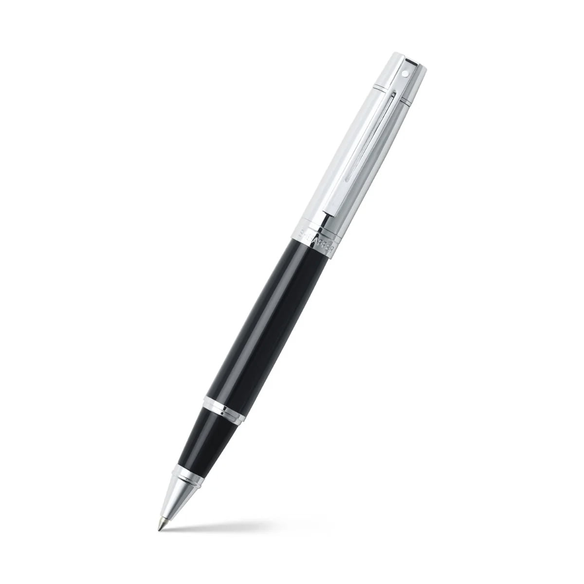 Roller Sheaffer Serie 300 Punta M Tinta Negra Negro / Cromo