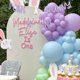 thumbnail image 4 of Bandera Sherkarmiu “Some Bunny Is One” morada, 4 of 7