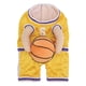 thumbnail image 4 of Disfraz De Baloncesto Para Perro Con Pelota Para Disfrazarse Como Regalo Para Mascotas, Festival, Fiesta Temática, Talla S, Amarillo, 4 of 4