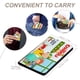 thumbnail image 4 of Caillou Porta Pasaporte y Cartera de Viaje Premium de Cuero PU, Funda de Pasaporte Bloqueo RFID con Ranuras para Tarjetas de Crédito, Estuche para Libro de Pasaporte para Familia 10cm × 15cm, 4 of 6