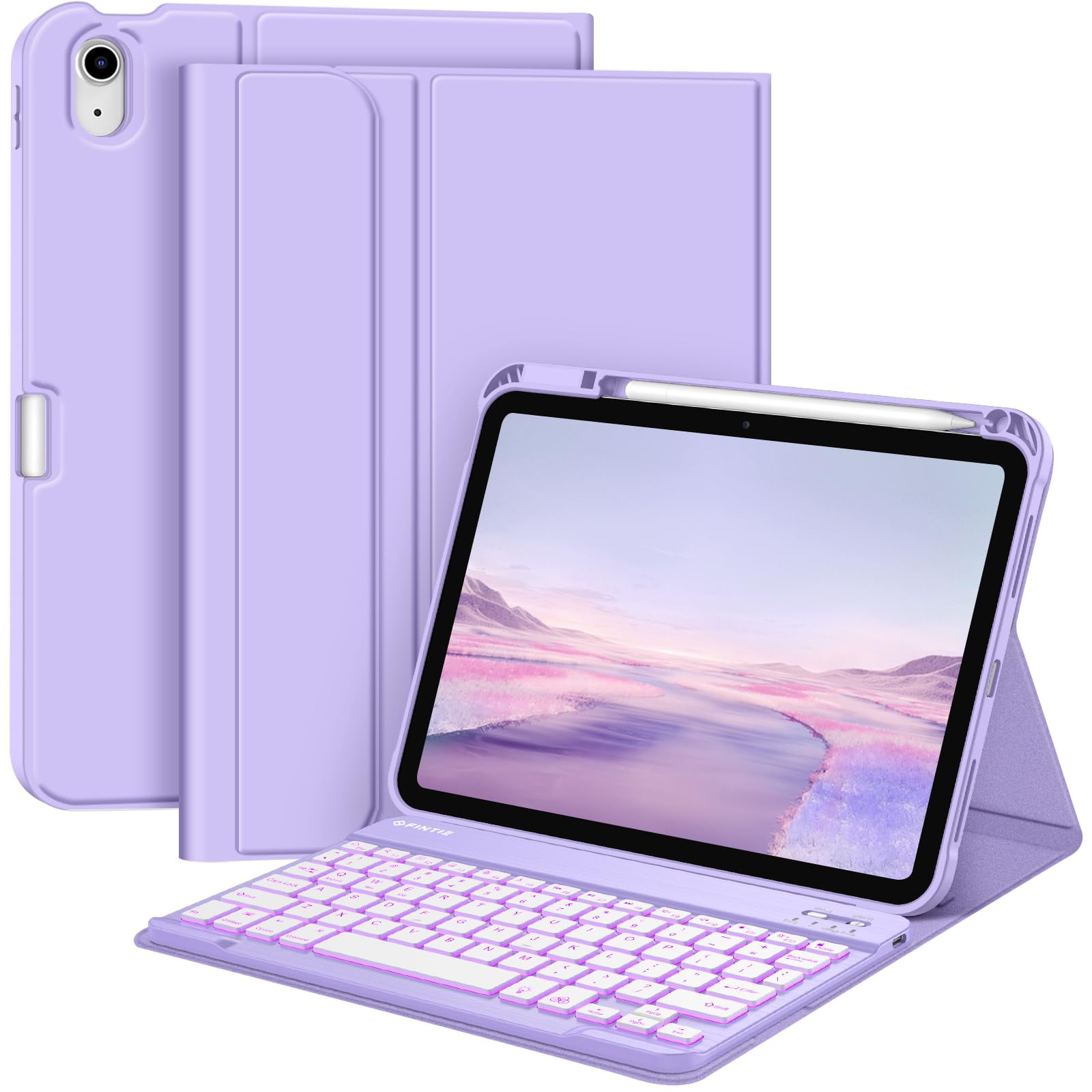 Funda Con Teclado Fintie Para Ipad 11.ª Generación De 11 Pulgadas Y 10.ª Generación De 10.9 Pulgadas
