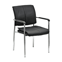 Muebles Santa Ana - Silla De Visita Oficina Premium Black Fx