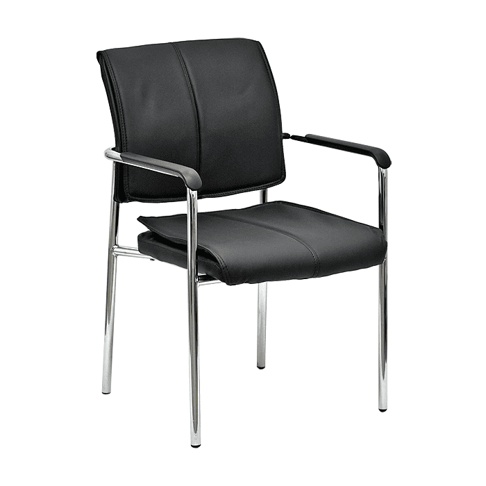 Muebles Santa Ana - Silla De Visita Oficina Premium Black Fx
