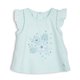 thumbnail image 1 of Polera Bebé Niña Manga Corta con Vuelos Floral Aqua Pillin, 1 of 2