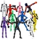 thumbnail image 1 of Set de figuras de acción BVVLI T13, 10 piezas, robot impreso en 3D Lucky Titan 13 con múltiples acce, 1 of 7