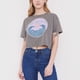 thumbnail image 3 of Polera Mujer Fun Manga Corta Crop Gris Waves Corona, 3 of 5