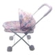 thumbnail image 3 of Cochecito De Bebé Plegable Para Muñecas, Carrito De Empuje En Miniatura, Juguete Para Niñas Y Niños, Morado, 3 of 5